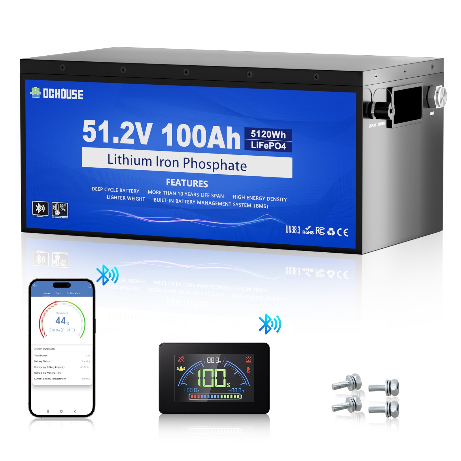 48V 100Ah Standard Metal Case